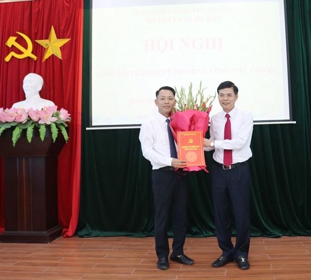 Huyện uỷ Quốc Oai có tân Chánh Văn phòng Huyện ủy
