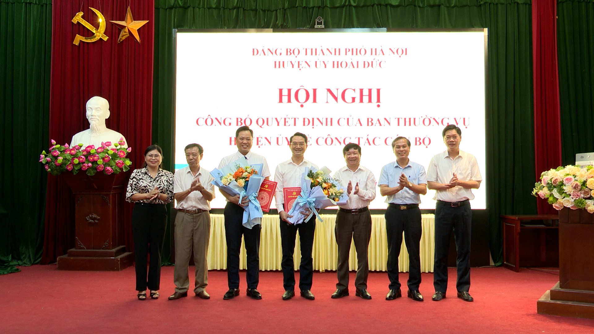Huyện uỷ Hoài Đức điều động cán bộ chủ chốt 