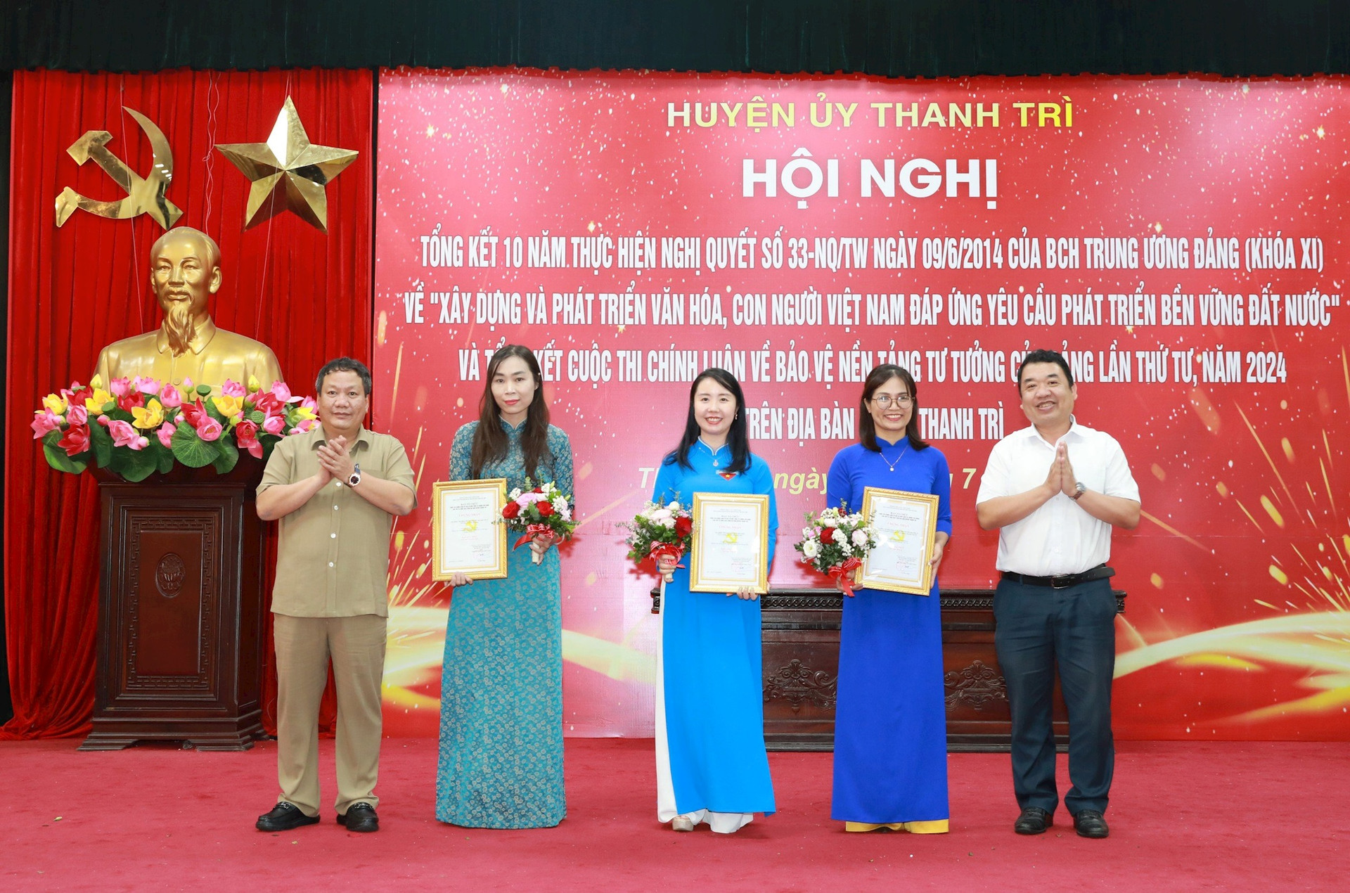 Huyện Thanh Trì: Nỗ lực thực hiện Nghị quyết số 33-NQ/TW về xây dựng người Hà Nội phát triển toàn diện