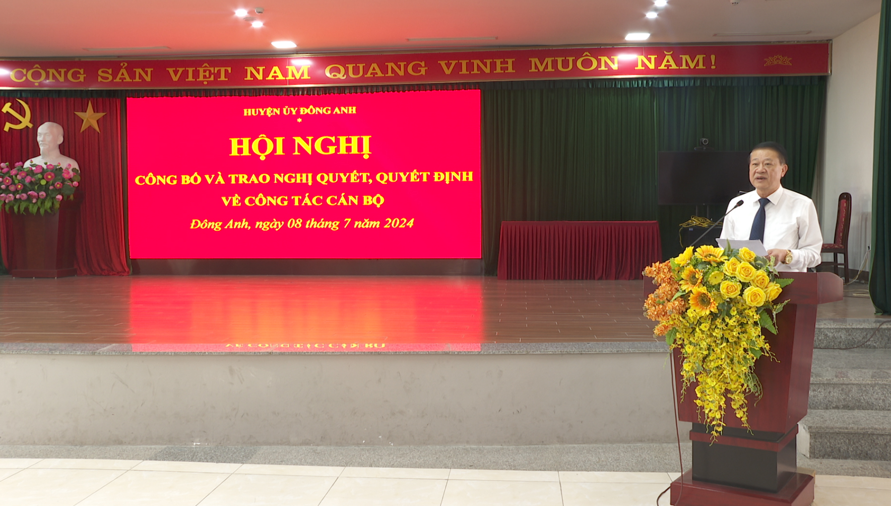 Huyện Đông Anh điều động, bổ nhiệm cán bộ chủ chốt
