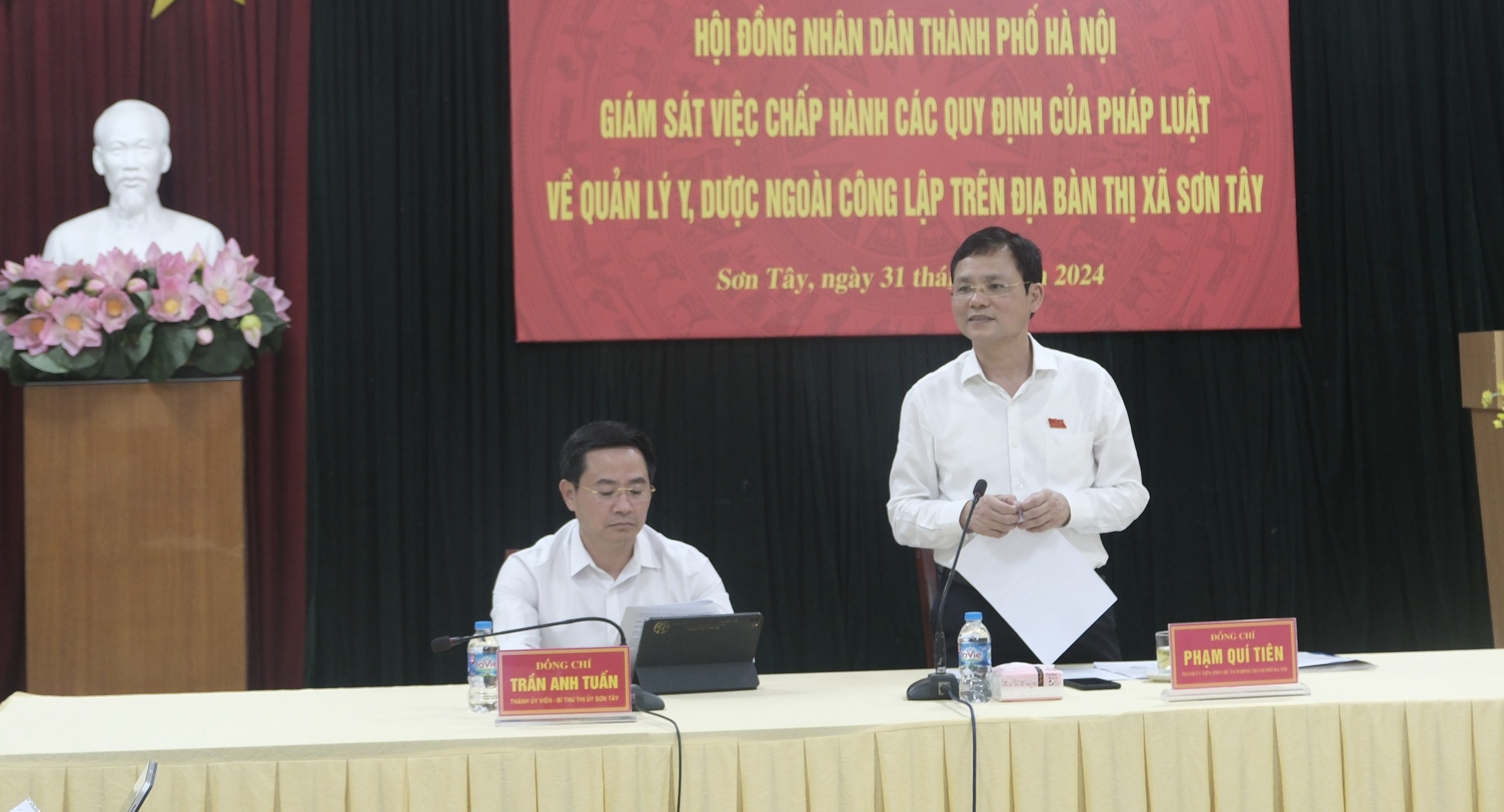 Thị xã Sơn Tây cần phối hợp chặt chẽ với ngành y tế kiểm tra thường xuyên, đột xuất cơ sở hành nghề y dược tư nhân