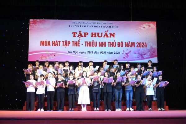 Tập huấn Múa hát tập thể - Thiếu nhi Thủ đô 2024: Nâng cao chất lượng phong trào văn hóa nghệ thuật