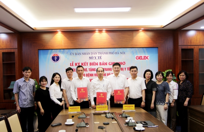 Công ty Cổ phần Tập đoàn GELEX chung tay cùng Hà Nội xây dựng Bệnh viện Nhi hiện đại