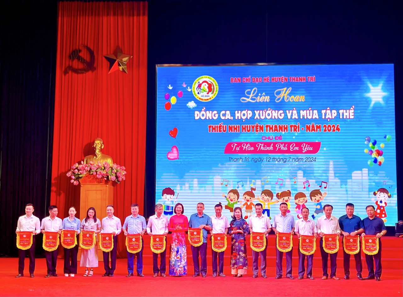 Liên hoan Đồng ca, Hợp xướng và Múa tập thể Thiếu nhi huyện Thanh Trì năm 2024: Nơi ươm mầm tài năng nghệ thuật