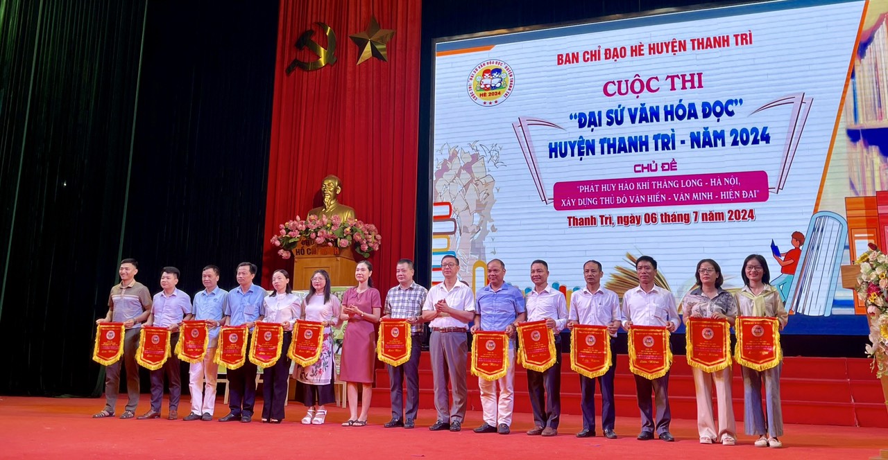 Huyện Thanh Trì tổ chức cuộc thi “Đại sứ Văn hóa đọc” năm 2024: Sân chơi bổ ích cho học sinh mùa hè