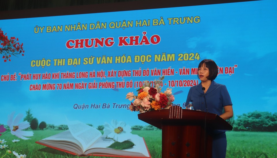 Quận Hai Bà Trưng tổ chức Cuộc thi "Đại sứ văn hóa đọc năm 2024": Lan tỏa niềm đam mê sách trong cộng đồng