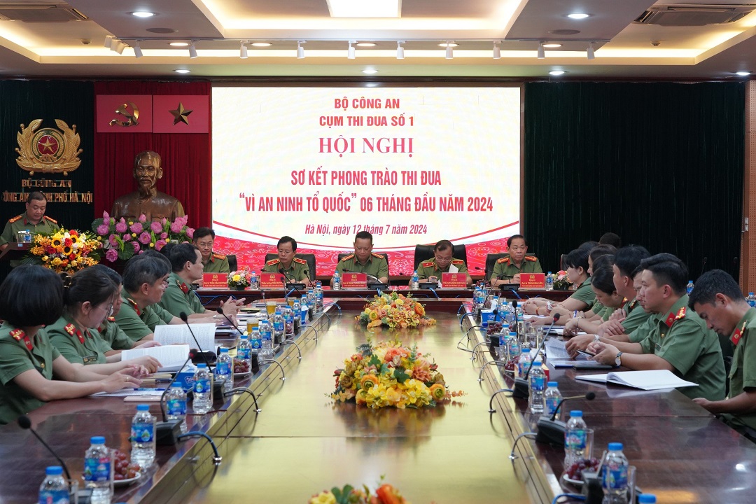 Công an các thành phố thuộc Cụm thi đua số 1: Tăng cường phong trào thi đua “Vì an ninh Tổ quốc” trong 6 tháng đầu năm 2024