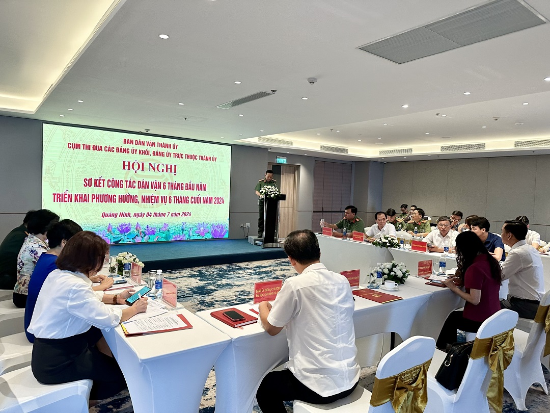 Cụm thi đua các Đảng ủy Khối, Đảng ủy trực thuộc Thành ủy Hà Nội: Nâng cao hiệu quả công tác dân vận