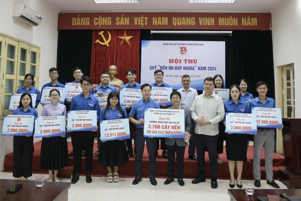 Tuổi trẻ Thủ đô Hà Nội chung tay đền ơn đáp nghĩa