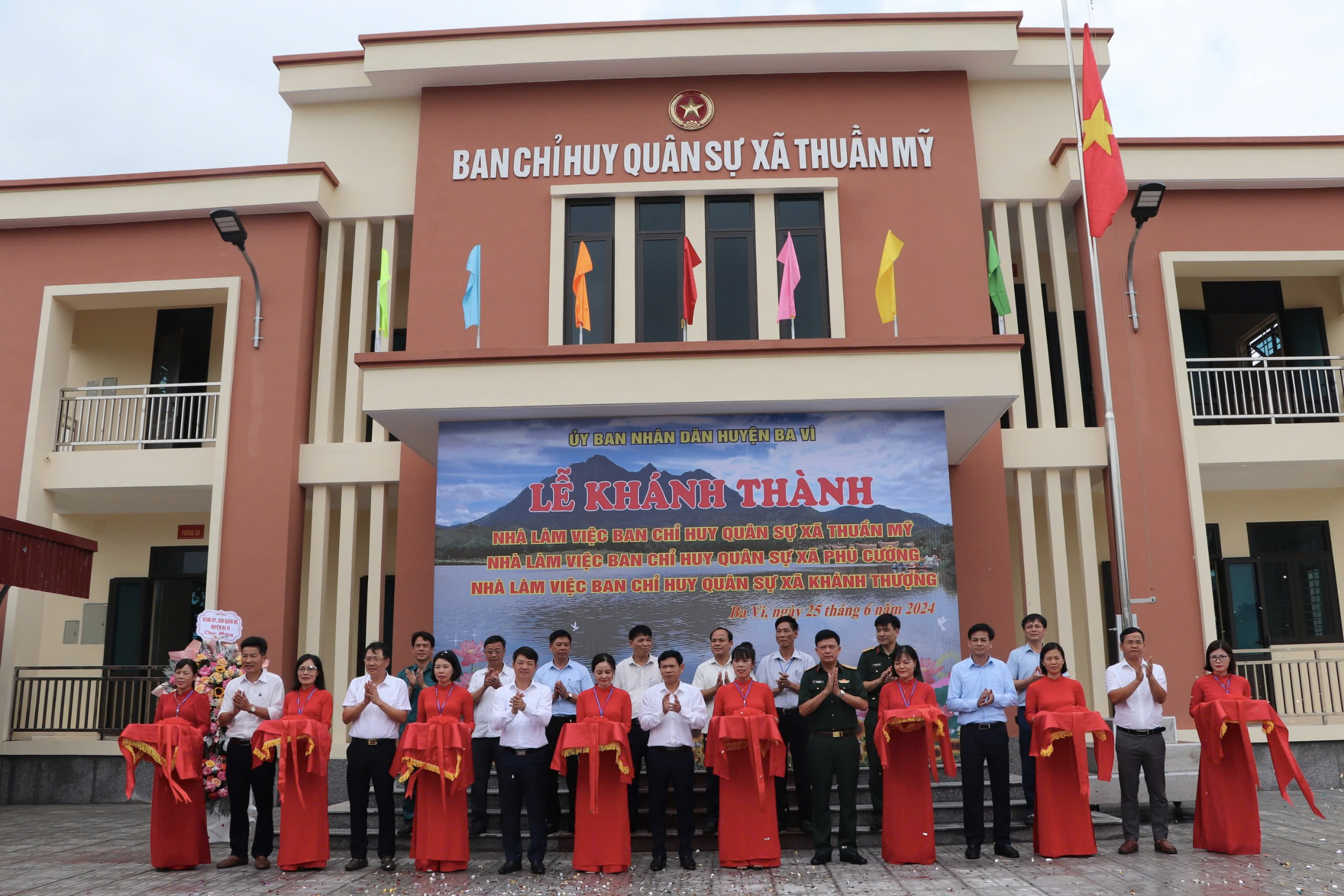 Huyện Ba Vì: Đẩy mạnh xây dựng trụ sở Ban Chỉ huy Quân sự cấp xã, đảm bảo an ninh quốc phòng