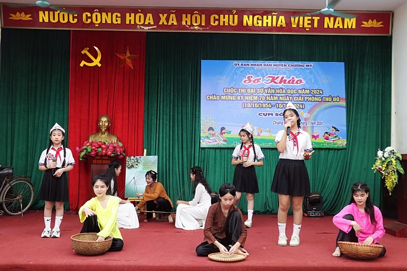 Cuộc thi Đại sứ Văn hóa đọc Cụm số 4 huyện Chương Mỹ: Tôn vinh niềm đam mê đọc sách và phát huy truyền thống văn hóa