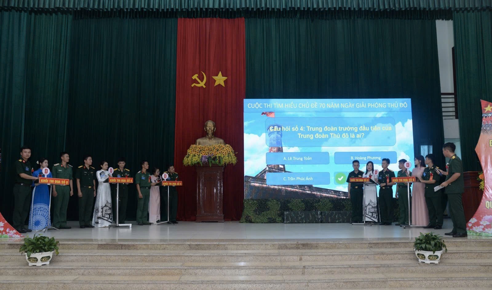 Hội thi tìm hiểu “70 năm Ngày Giải phóng Thủ đô” khối thi đua số 8: Sôi nổi, ý nghĩa, đậm dấu ấn