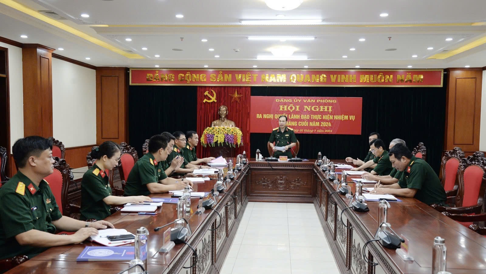 Đảng ủy Văn phòng Bộ Tư lệnh: Tăng cường lãnh đạo, hoàn thành toàn diện nhiệm vụ 6 tháng đầu năm 2024