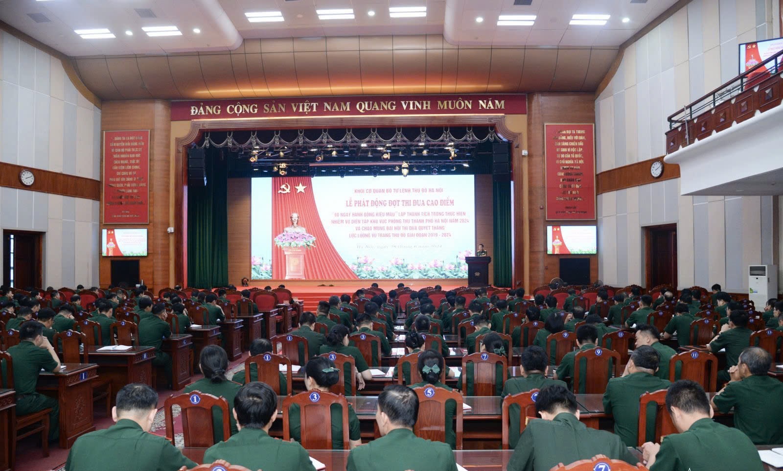 Phát động thi đua cao điểm: “5 nhất, 3 không” vì thành công của diễn tập khu vực phòng thủ