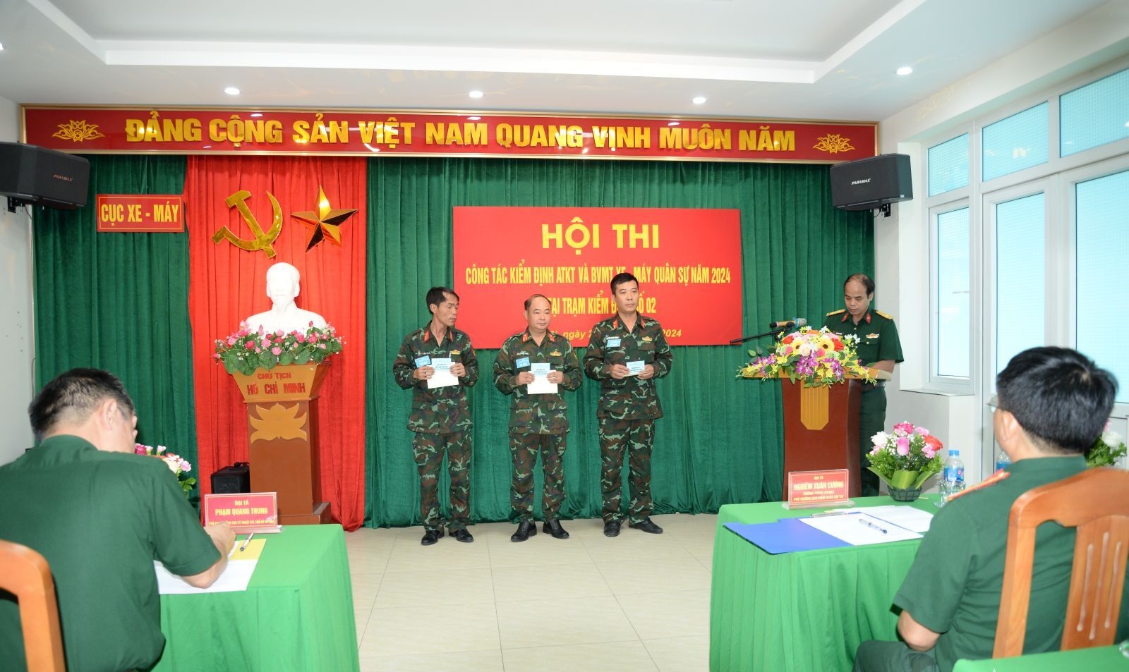 Trạm Kiểm định số 02 hoàn thành xuất sắc các nội dung tại Hội thi kiểm định viên giỏi