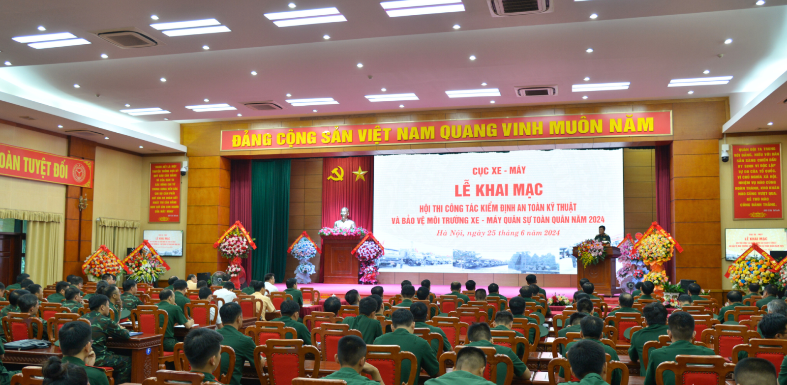 Nâng cao chuyên môn, chuẩn hóa công tác kiểm định xe quân sự qua Hội thi toàn quân