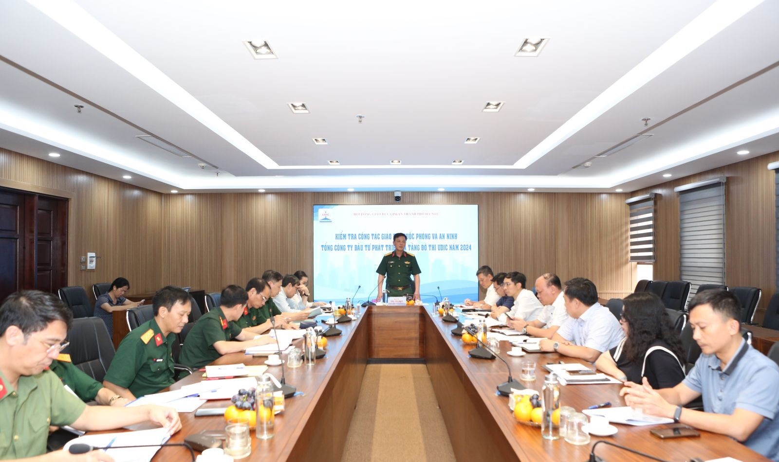 Tổng công ty đầu tư phát triển hạ tầng đô thị nâng cao chất lượng giáo dục quốc phòng và an ninh