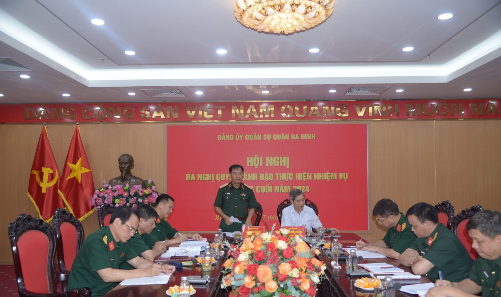 Đảng ủy Quân sự quận Ba Đình đạt nhiều kết quả nổi bật trong công tác lãnh đạo nhiệm vụ quốc phòng, quân sự địa phương