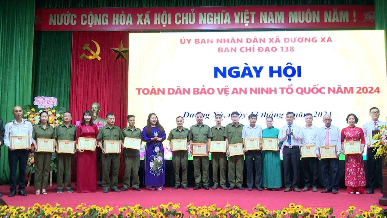 Xã Dương Xá (huyện Gia Lâm) tăng cường phong trào toàn dân bảo vệ an ninh Tổ quốc