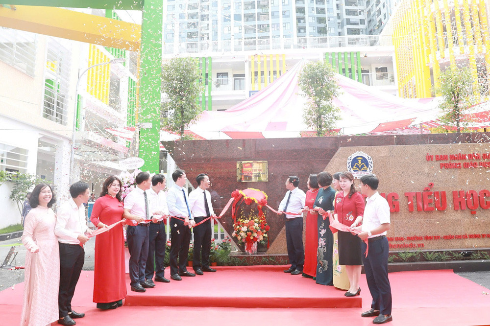 Khánh thành trường Tiểu học Võ Thị Sáu: Công trình ý nghĩa chào mừng 70 năm Ngày Giải phóng Thủ đô