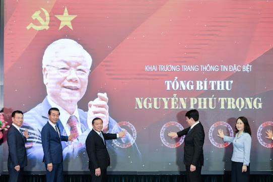 Ra mắt trang thông tin đặc biệt về Tổng Bí thư Nguyễn Phú Trọng: Khẳng định tầm vóc lãnh đạo và tâm huyết với Đảng, dân tộc