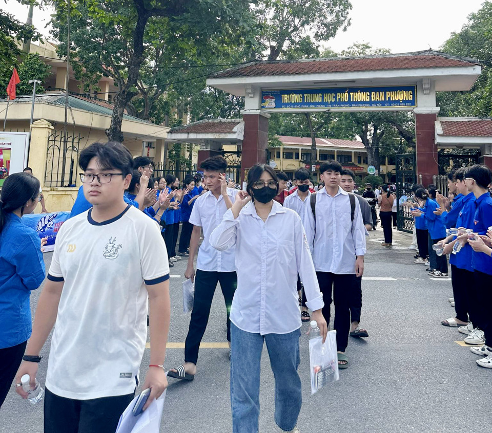 Kỳ thi tốt nghiệp THPT năm 2024 tại huyện Đan Phượng: An toàn, nghiêm túc và thành công