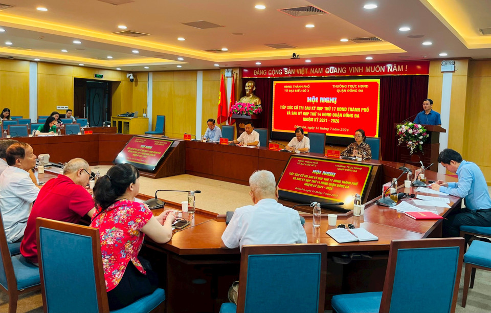 Quận Đống Đa: Cử tri kiến nghị nhiều vấn đề về cơ sở hạ tầng và phòng cháy chữa cháy