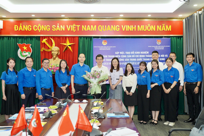 Thành đoàn Bắc Kinh thăm và làm việc với Thành đoàn Hà Nội: Củng cố mối quan hệ hữu nghị giữa thanh niên hai Thủ đô