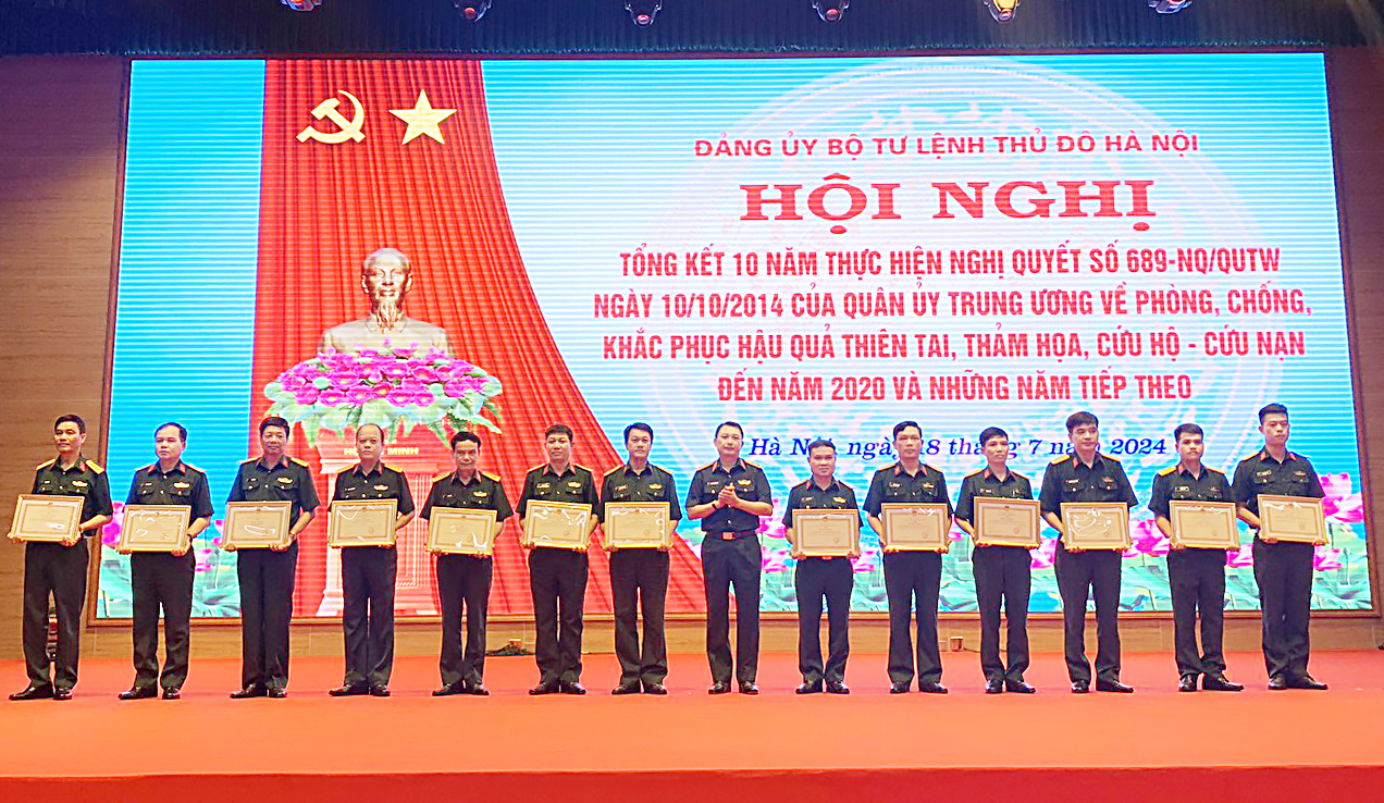 Bộ Tư lệnh Thủ đô: 10 năm phát huy vai trò nòng cốt trong công tác phòng, chống thiên tai và tìm kiếm cứu nạn