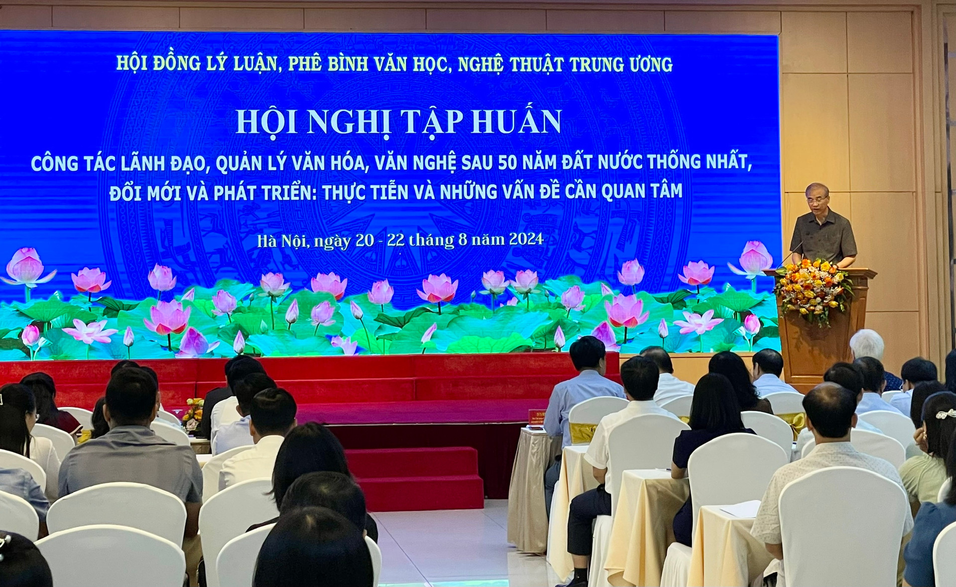 Hội đồng Lý luận, phê bình văn học, nghệ thuật trung ương tổ chức hội nghị tập huấn nâng cao công tác lý luận văn hóa, văn nghệ