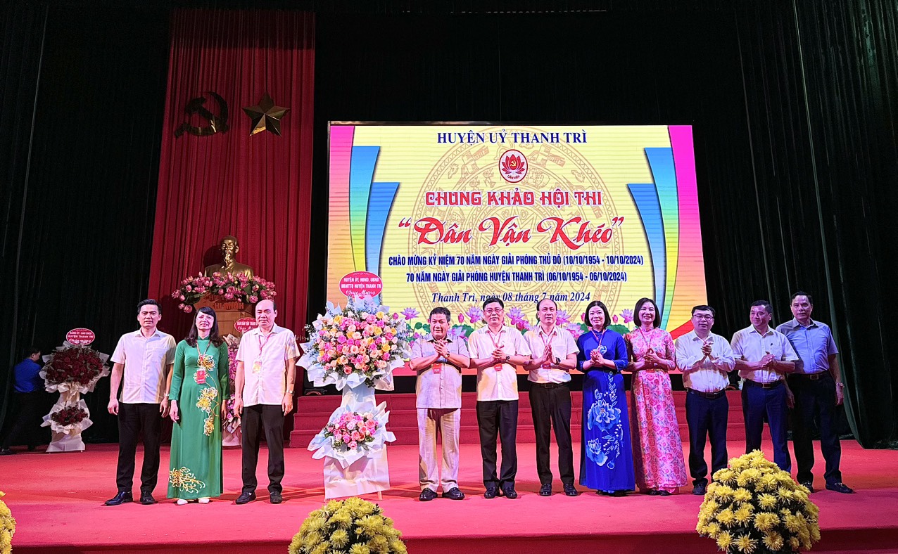 Huyện Thanh Trì: Ghi nhận nhiều cách làm hay, nhiều mô hình sáng tạo thông qua Hội thi “Dân dận khéo” năm 2024