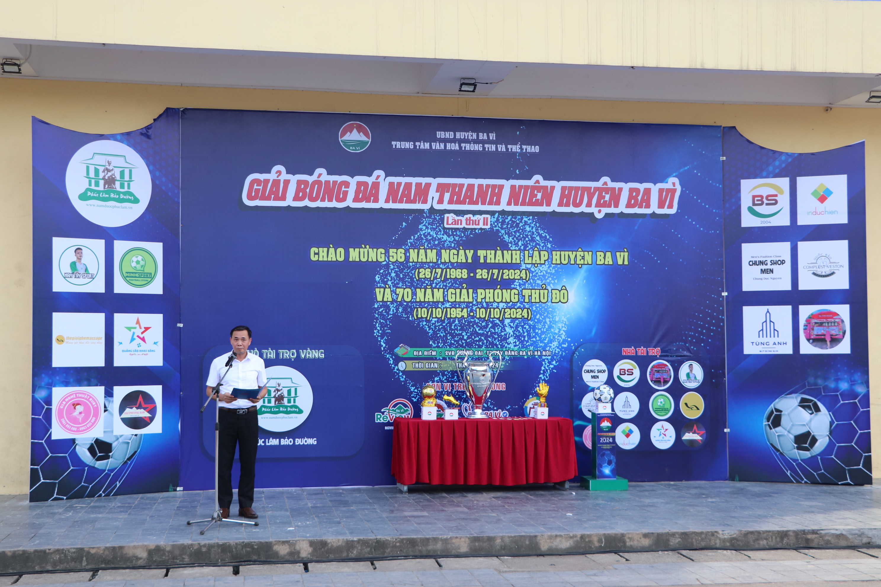Sôi động giải bóng đá nam thanh niên Ba Vì: 28 đội bóng tham gia tranh tài