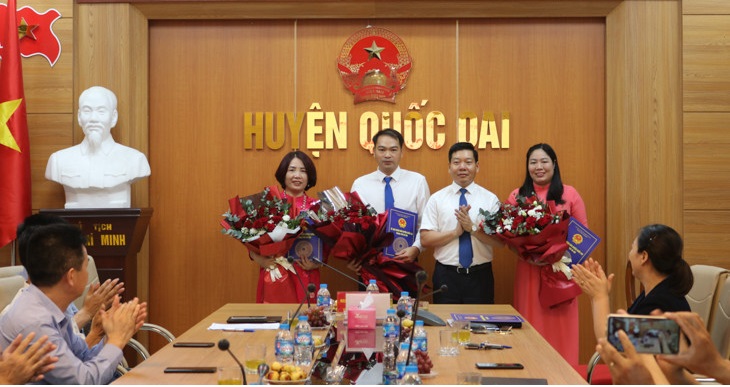 Huyện Quốc Oai: Điều động, bổ nhiệm cán bộ, tạo động lực mới cho phát triển