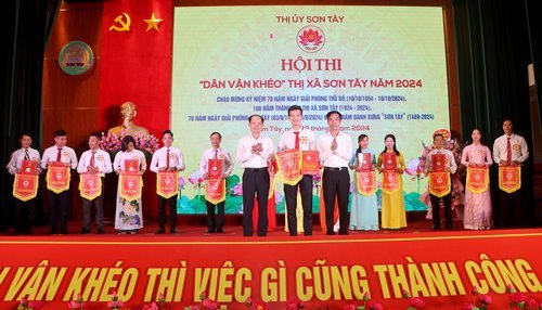 Thị xã Sơn Tây tổ chức thành công Hội thi “Dân vận khéo”, lan tỏa những mô hình hay