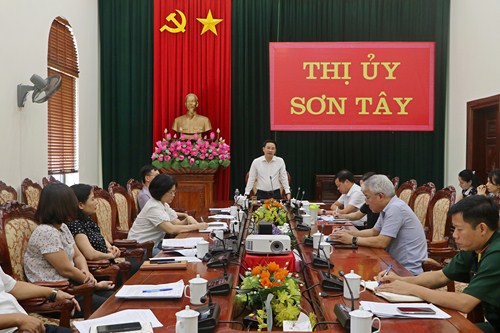 Tăng cường công tác nội chính và phòng chống tham nhũng tại thị xã Sơn Tây trong 6 tháng đầu năm 2024