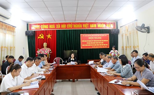 Thị xã Sơn Tây: Lấy ý kiến rộng rãi người dân về xây dựng nông thôn mới