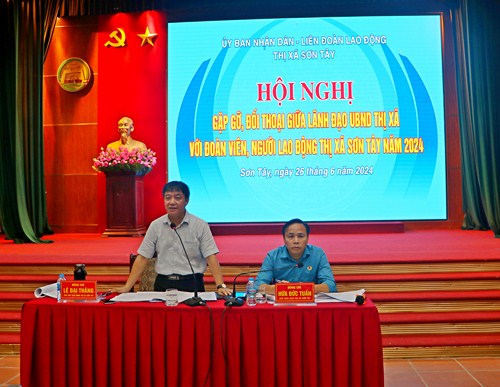 Hội nghị đối thoại: Lắng nghe tâm tư, nguyện vọng của công nhân, viên chức, lao động