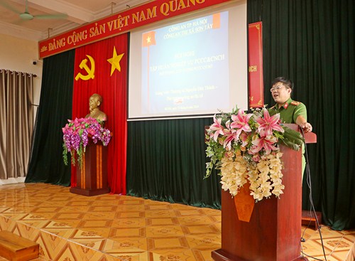Thị xã Sơn Tây: Nâng cao năng lực phòng cháy, chữa cháy và cứu nạn, cứu hộ cho các cơ sở kinh doanh