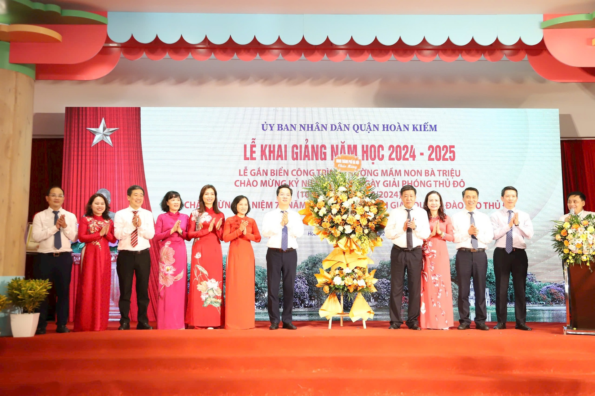 Trường Mầm non Bà Triệu: Khánh thành cơ sở mới, hướng tới môi trường giáo dục chất lượng cao