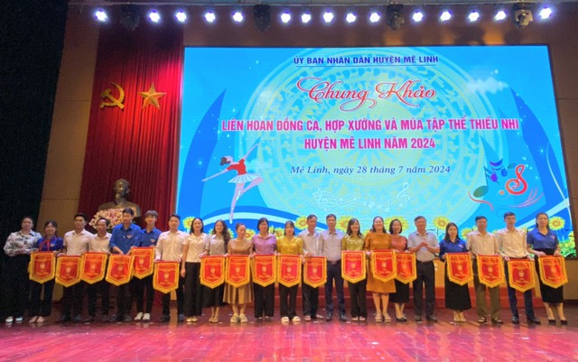 Liên hoan đồng ca, hợp xướng và múa thiếu nhi huyện Mê Linh: Khơi dậy niềm đam mê nghệ thuật, chào mừng 70 năm Giải phóng Thủ đô
