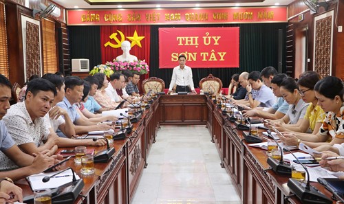 Thị ủy Sơn Tây: Đẩy mạnh xây dựng Đảng và cải cách hành chính, hướng đến hệ thống chính trị vững mạnh
