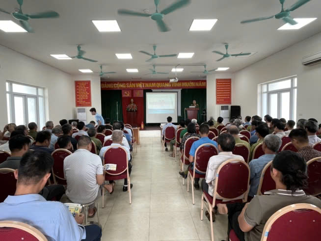 Tập huấn phòng cháy chữa cháy và cứu nạn cứu hộ cho Đội trưởng, Đội phó Đội phòng cháy chữa cháy dân phòng huyện Đan Phượng năm 2024