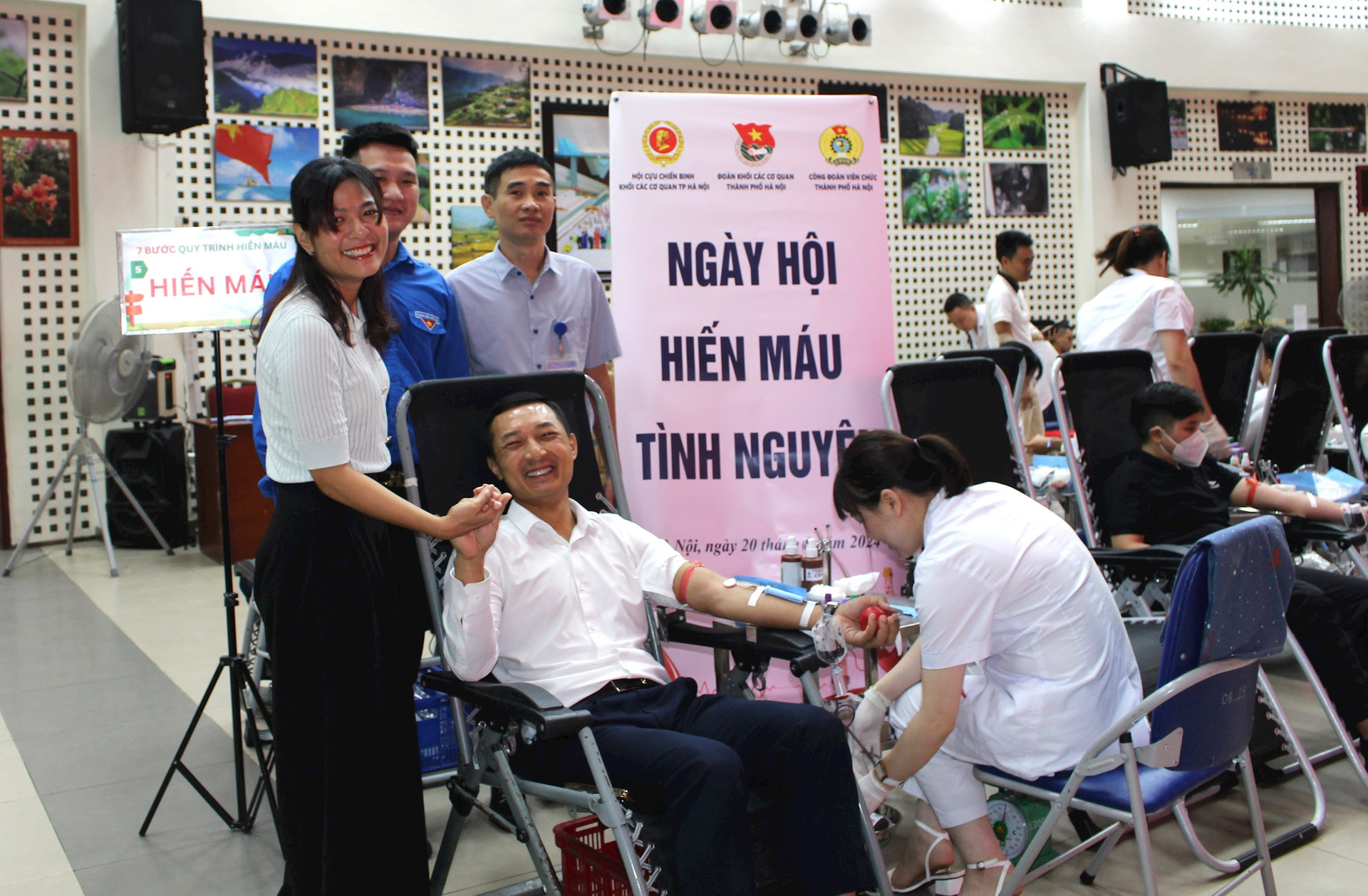 Ngày hội hiến máu tình nguyện năm 2024: Lan tỏa tinh thần sẻ chia trong cộng đồng