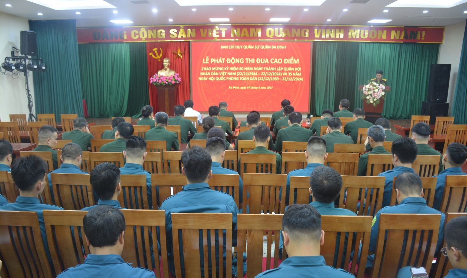 Thi đua cao điểm “Tự hào truyền thống - Viết tiếp chiến công - Xứng danh Bộ đội Cụ Hồ”