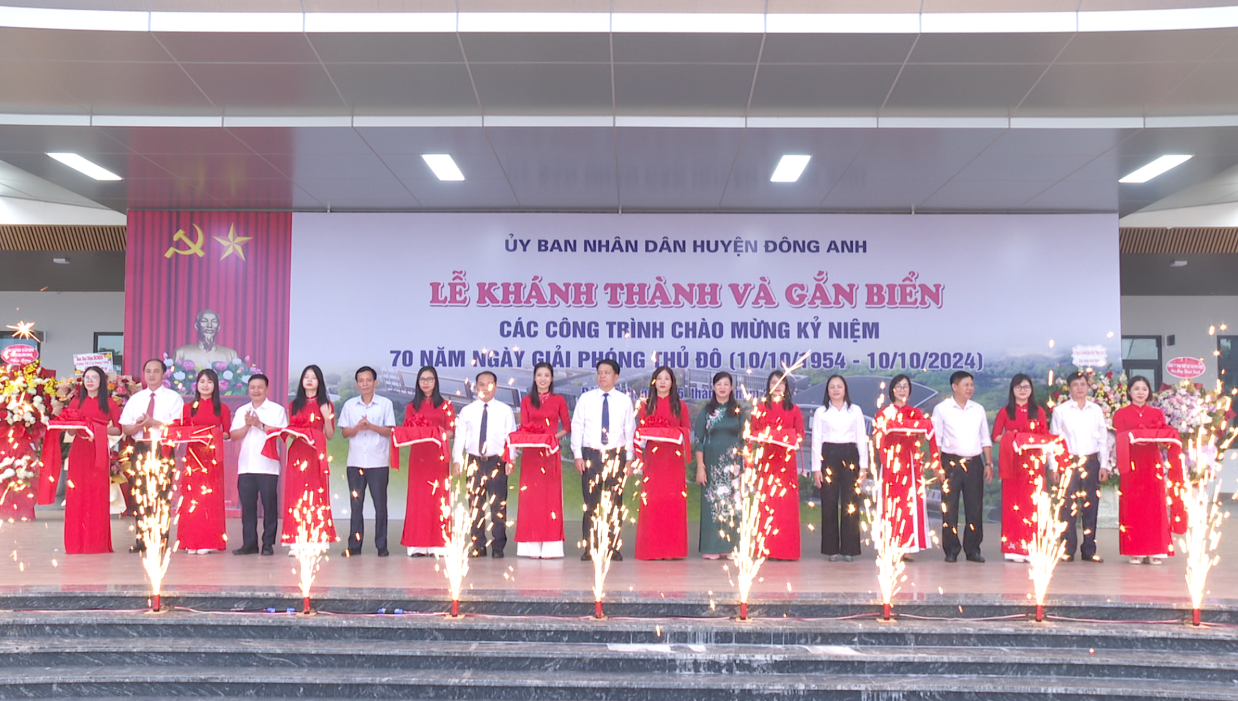 Huyện Đông Anh khánh thành 10 công trình trọng điểm chào mừng 70 năm Ngày Giải phóng Thủ đô