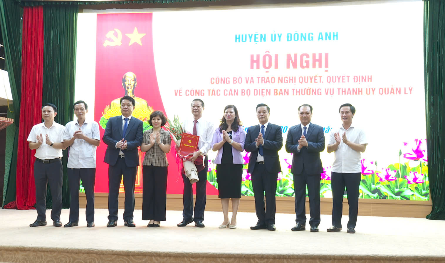 Huyện Đông Anh bổ nhiệm Trưởng ban Tổ chức Huyện uỷ và Trưởng ban Tuyên giáo Huyện ủy