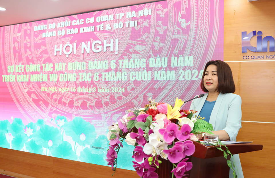 Báo Kinh tế & Đô thị tập trung xây dựng Đảng và nâng cao hiệu quả hoạt động 6 tháng cuối năm 2024