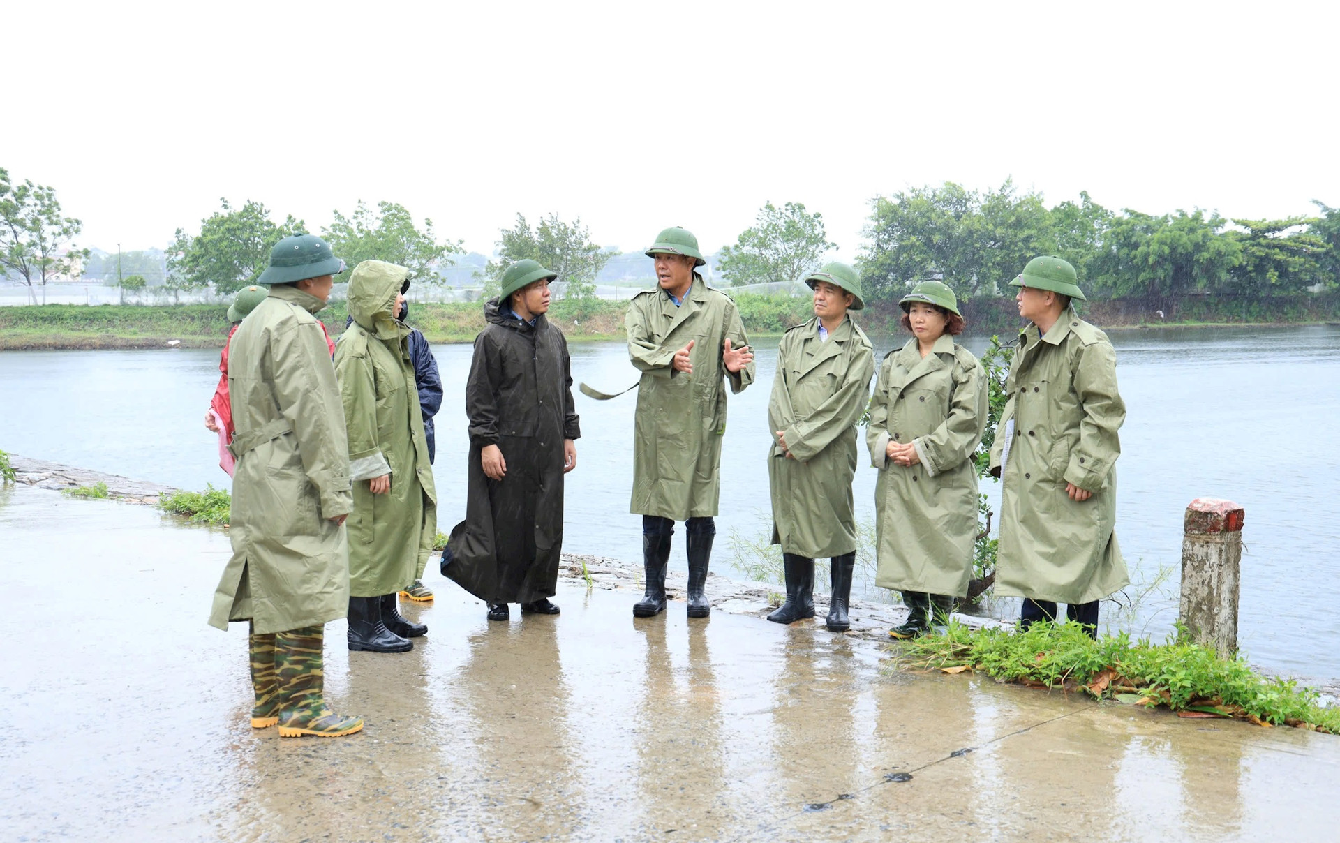 Huyện Quốc Oai cần xây dựng các phương án ứng phó bão số 3, đảm bảo an toàn cho người dân và hạn chế tối đa thiệt hại.