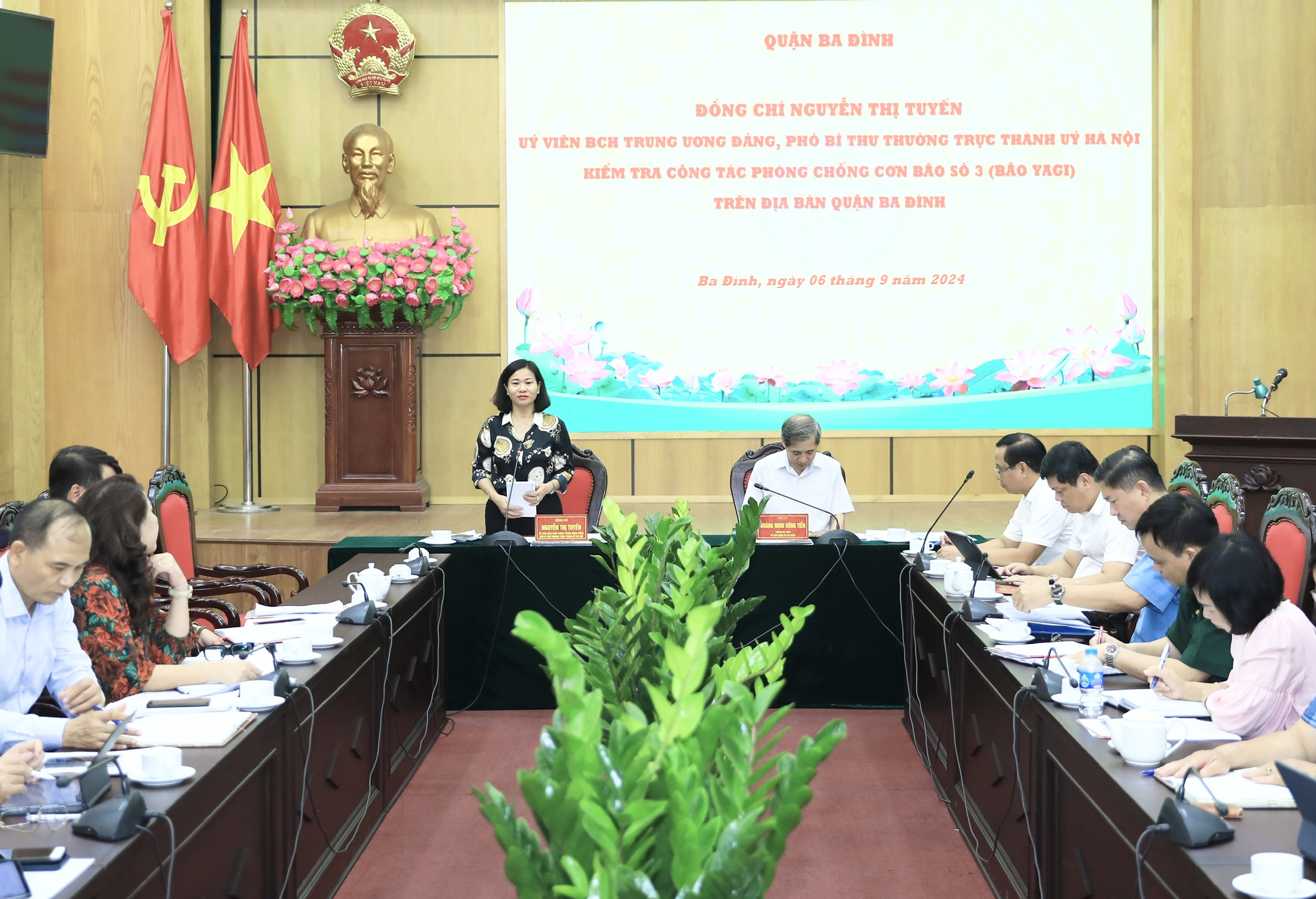 Sẵn sàng ứng phó với các tình huống, bảo đảm an toàn cho nhân dân trong cơn bão số 3