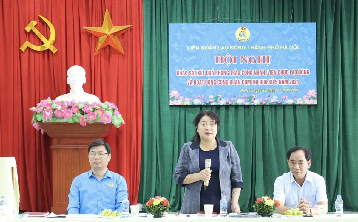 Cụm thi đua số 5, Liên đoàn Lao động thành phố: Nỗ lực đổi mới, đẩy mạnh phong trào công đoàn năm 2024